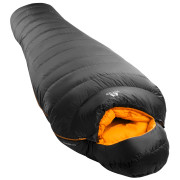 Saco de dormir de plumón Mountain Equipment Glacier 1000 Regular negro/naranja Me-01595 Obsidian
