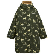 Chaqueta impermeable para niños Regatta Junior Waterproof Changing Robe DrkKhHrses verde oscuro DrkKhHrses