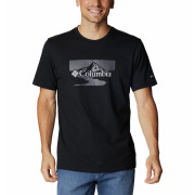 Camiseta de hombre Columbia Path Lake™ Graphic Tee II negro/blanco Black, Peak 2 River Graphic