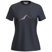 Camiseta de mujer Icebreaker W Mer 150 Tech Lite SS T South Const azul oscuro Midnight Navy