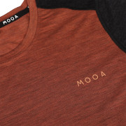 Camiseta de mujer MOOA MerinoSilk Block 160 long