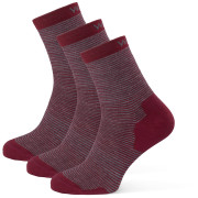 Calcetines Warg Happy Merino W Mini Mix 3 pack burdeos Wine/Grey