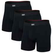 Calzoncillos bóxer Saxx Vibe Xtra Soft Comfort Boxer Brf Fly 3Pk negro black
