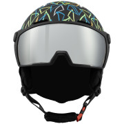 Casco de esquí para niños Blizzard Flash Visor junior ski helmet negro black/multicolor