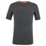 Camiseta funcional de hombre Salewa Pure Eagle Amr M Smles Tshirt. gris oscuro Black Out