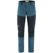 Pantalones de hombre Fjällräven Abisko Midsummer Trs M Reg azul Indigo Blue-Dark Navy