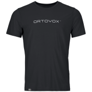 Camiseta funcional de hombre Ortovox 150 Cool Brand Ts M negro Black Raven