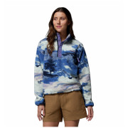 Sudadera de mujer Columbia Helvetia™ II Printed Cropped Half Snap