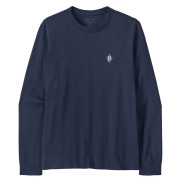 Camiseta de hombre Patagonia M's L/S MW Hut Tripper Skyline T-Shirt azul New Navy