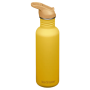 Botella de acero inoxidable Klean Kanteen Classic 27oz (w/Flip Seal Sport) amarillo Sunset