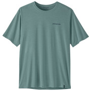 Camiseta de hombre Patagonia Men's Capilene Cool Daily Shirt - Boardshort Logo azul/verde Blue Sage - Light Blue Sage X-Dye