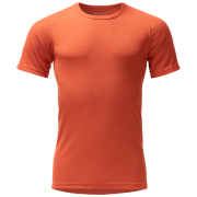 Camiseta funcional de hombre Devold Adventure Merino 190 Tee Man naranja Brick