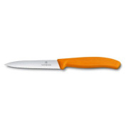 Cuchillo para verduras Victorinox ondulado 10 cm naranja