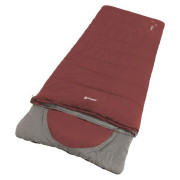 Saco de dormir Outwell Contour Lux rojo/gris Red
