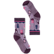 Calcetines para niños Smartwool Kids' Hike Light Cushion Critter Cache C violeta Purple Dawn