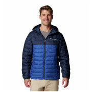 Chaqueta de hombre Columbia Powder Lite™ II Hooded Jacket azul Mountain Blue, Collegiate Navy