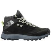 Calzado de mujer The North Face W Cragstone Leather Mid Wp negro TNF BLACK/VANADIS GREY