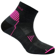 Calcetines Devold Running Merino Ankle Sock Wmn rosa/gris Dark Grey