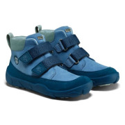 Dětské barefoot boty Affenzahn Low Boot Leather Friendy Shark azul Shark