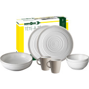 Vajilla Brunner Savana Set tete-a-tete blanco