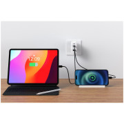 Adaptador Swissten GaN 2X USB-C 100W + 1X USB-C 20W + 1X USB-A 30W
