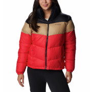 Chaqueta de mujer Columbia Puffect™ Color Blocked Jkt rojo/negro Red Lily, Beach, Black