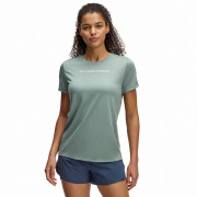 Camiseta de mujer Under Armour Tech PTH Graphic SSC verde Silica Green / / Hydro Green