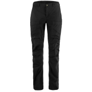 Pantalones de mujer Fjällräven Abisko Hybrid Trail Trousers W negro black