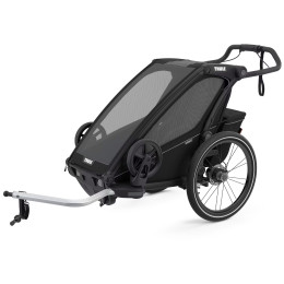 Remolque para bicicleta Thule Chariot Sport1 negro Midnight Black