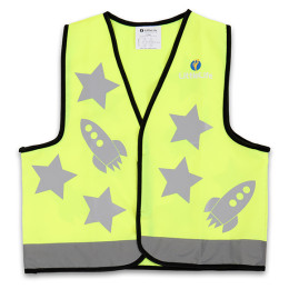 Chaleco para niños LittleLife Hi-Vis Safety Vest amarillo