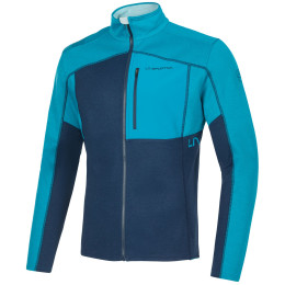 Sudadera de hombre La Sportiva Elements Jkt M (2023) azul/ azul claro Night Blue/Crystal