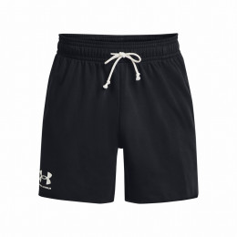 Pantalones cortos de hombre Under Armour Rival Terry 6in Short negro Black