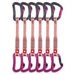 Juego de cintas express Ocún Raven Qd Zoom 20 Cm 6-Pack rosa Pink