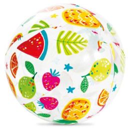 Balón hinchable Intex Lively Print Balls 59040NP blanco