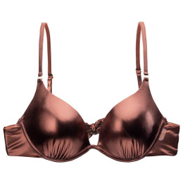Bañador de mujer Aquawave Grape Top Wmns rosa claro Glitter Mocha