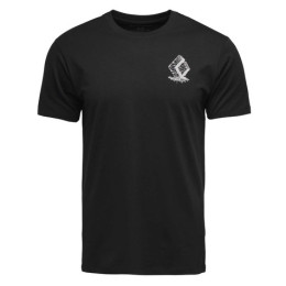 Camiseta de hombre Black Diamond M Boulder Ss Tee negro Black (0002)
