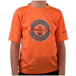 Maillot de ciclismo para niños Axon Monster JR naranja