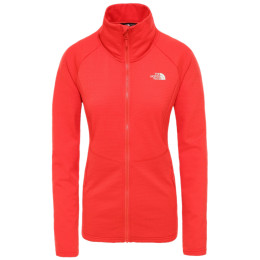 Sudadera de mujer The North Face Quest Grid Midlayer rojo JuicyRed