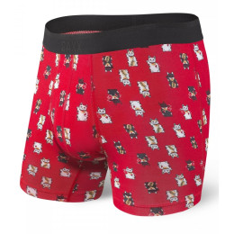 Calzoncillos bóxer Saxx Platinum Boxer Brief Fly rojo RedLuckyCat
