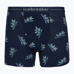Calzoncillos bóxer funcionales para hombre Icebreaker Men M 150 Anatomica Boxers BearTourAOP