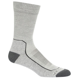 Calcetines de hombre Icebreaker Men Hike+ Light Crew gris blizzard hthr