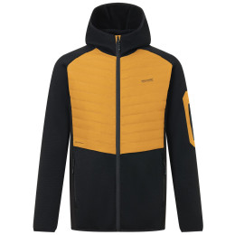 Chaqueta híbrida para hombre Regatta Newhill Hybrid negro/amarillo WdBrn/Blck