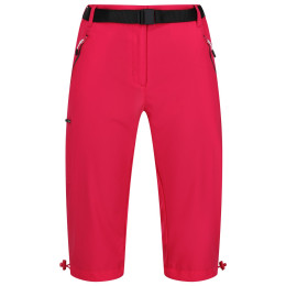 Pantalones de tres cuartos para mujer Regatta Xrt Capri Light rojo Pink Potion