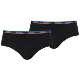 Bragas de mujer Puma Women Hipster 2P negro black / various logo colors