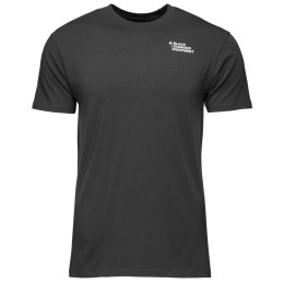 Camiseta de hombre Black Diamond M Heritage Equipment SS Tee negro black