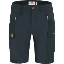 Pantalones cortos de mujer Fjällräven Nikka Shorts Curved W azul oscuro Dark Navy