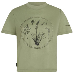 Camiseta de mujer Icebreaker Merino 150 Tech Lite SS Crop Tee Seed Story