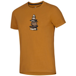 Camiseta de hombre Ocún Classic T Men Stoneman amarillo Brown Bronze