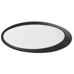 Plato Outwell Classical Dinner Plate negro/blanco