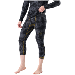 Calzoncillos de tres cuartos para hombre Smartwool Merino 250 Baselayer 3/4 Bottom negro/gris Blk Td/Hny Gld